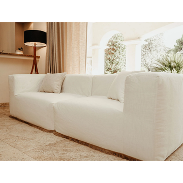 CI-J4P / CI-W4P - 3 seater cotton sofa with removable cover by MX HOME - view 3